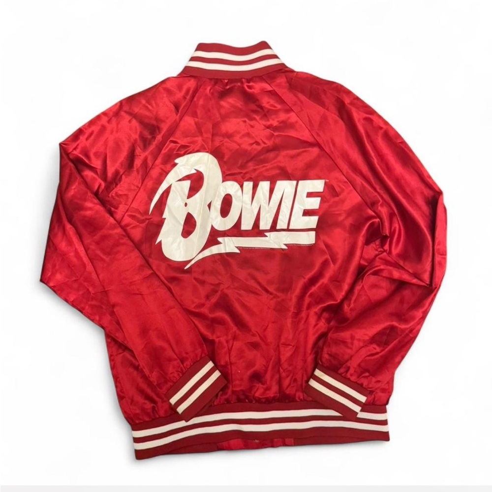 Red Satin Bowie Jacket